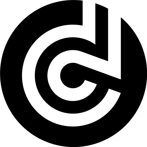 圆环字母D音符音乐相关矢量图形 logo png