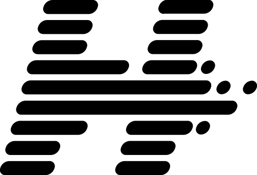 线条字母H图标 logo png
