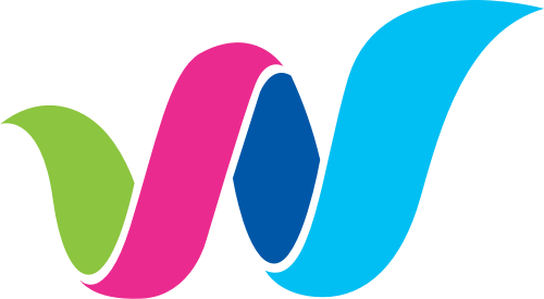 彩色字母w矢量图标素材 logo png