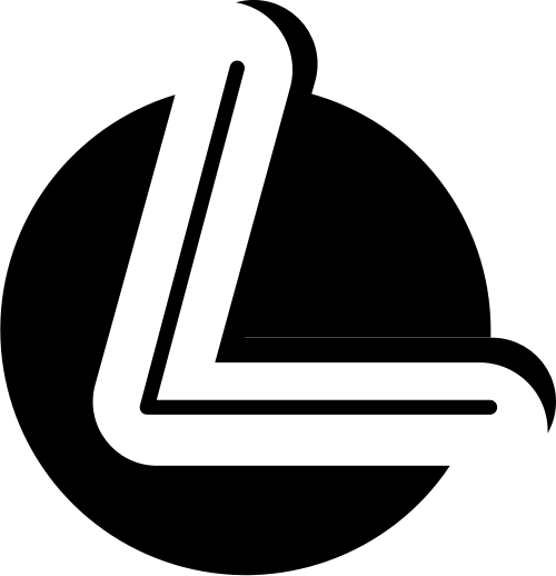 圆形字母L矢量图标 logo png