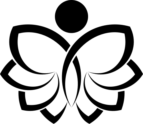 人物叶子花瓣翅膀矢量图标 logo png