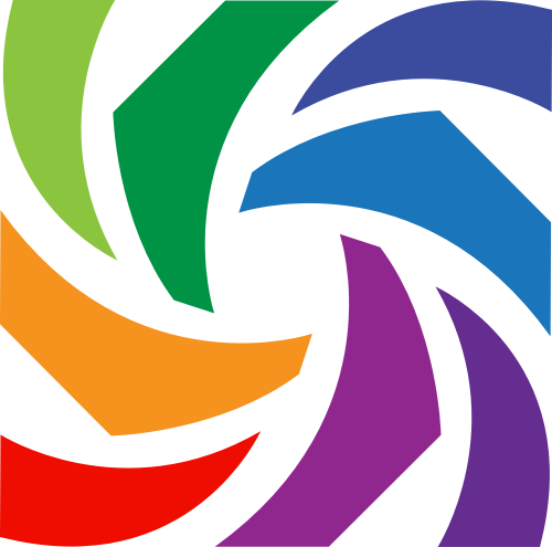 方形彩色图案图标素材 logo png