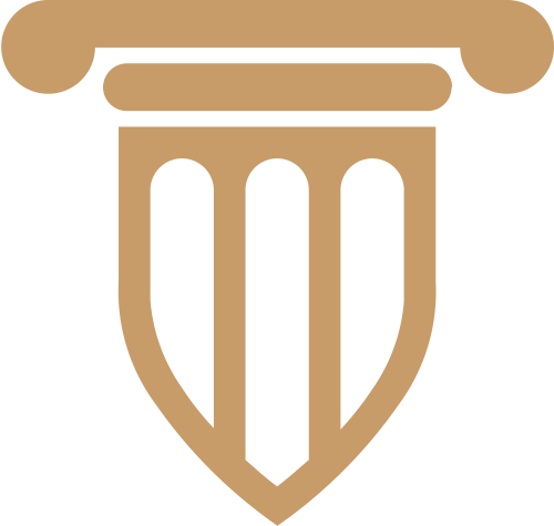棕色盾形法律法庭律师咨询矢量图标素材 logo png