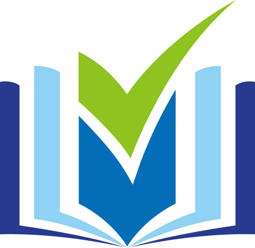 蓝色书本教育培训logo图标素材