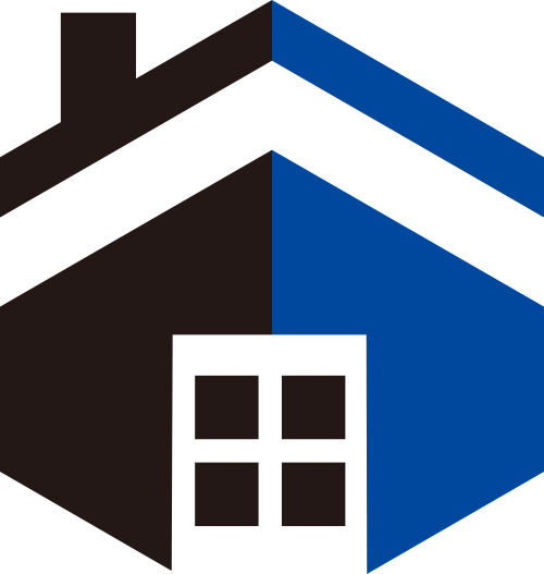 立体房屋房地产家政logo图标素材