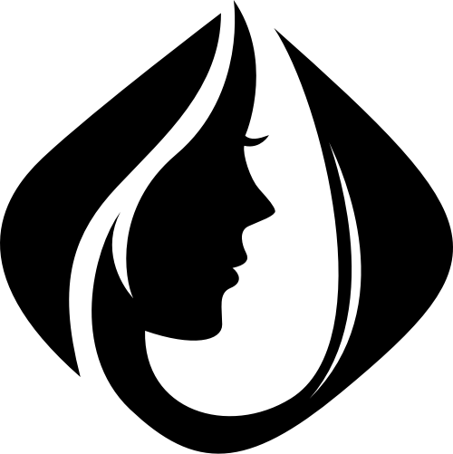 菱形渐变女性美容美妆养生矢量图标素材 logo png