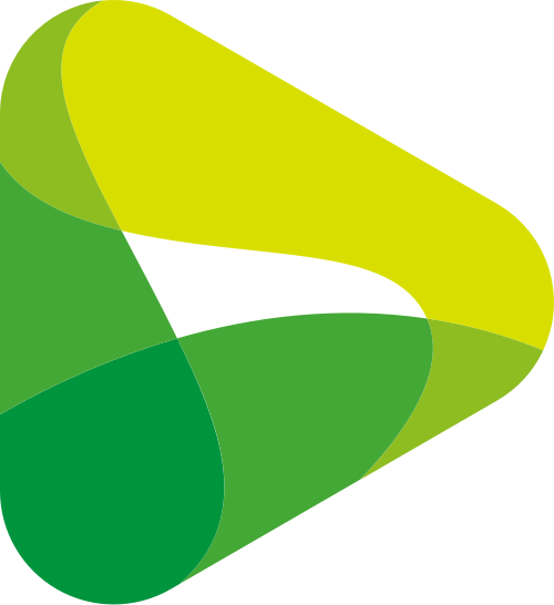 流水状视频播放器影视传媒logo图标素材 logo png