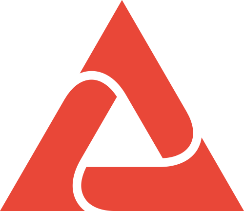 环绕三角形商务合作咨询logo图标素材