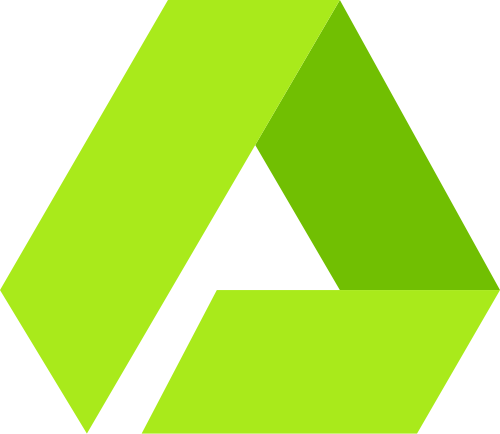 立体三角形环境资源保护循环logo图标素材