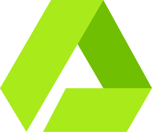 立体三角形环境资源保护循环logo图标素材 logo png