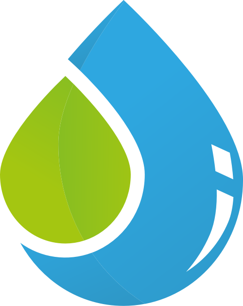 大小水滴生态环境保护矢量图标素材 logo png