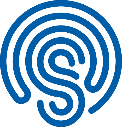 创意指纹字母S图标素材矢量logo