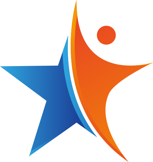 教育培训五角星矢量logo图标素材 logo png