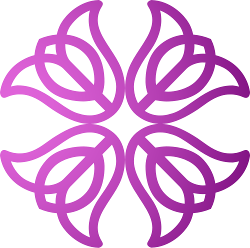 渐变喇叭花花朵花卉植物花店矢量图标素材 logo png