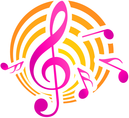 欢乐歌声音乐logo图片素材