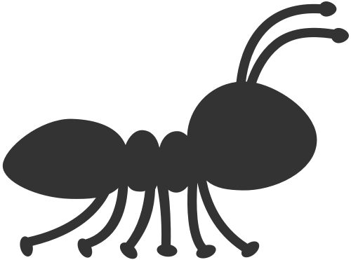 可爱卡通蚂蚁logo图标 logo png