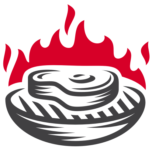 烧烤串串火苗烤肉矢量图形矢量logo