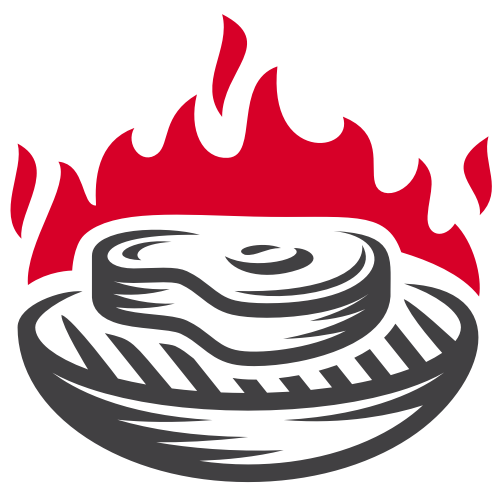 烧烤串串火苗烤肉矢量图形 logo png