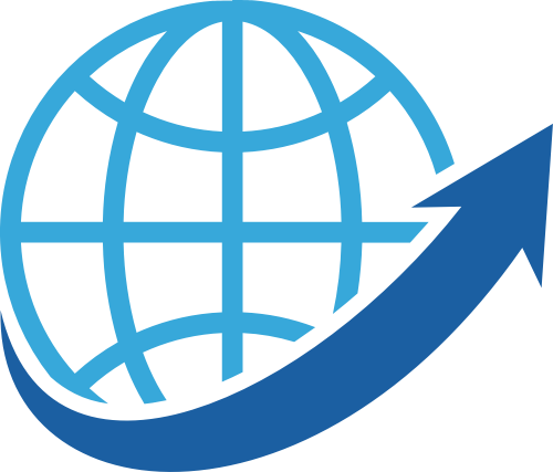 蓝色地球货运logo图标素材 logo png