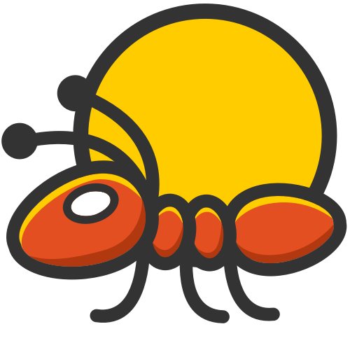 卡通蚂蚁logo图片矢量logo