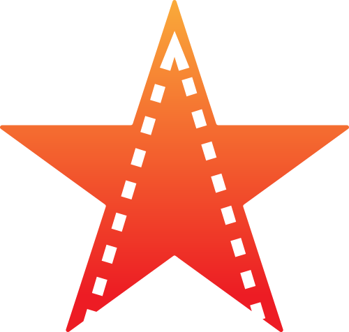 星星胶片创意矢量logo  logo png