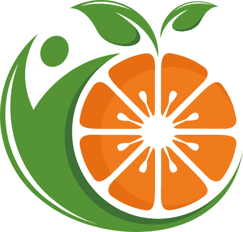 橙子创意矢量logo logo png