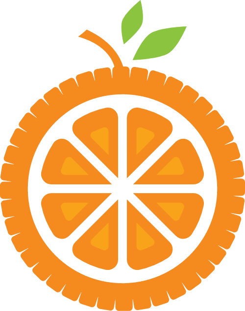 创意橙子矢量logo