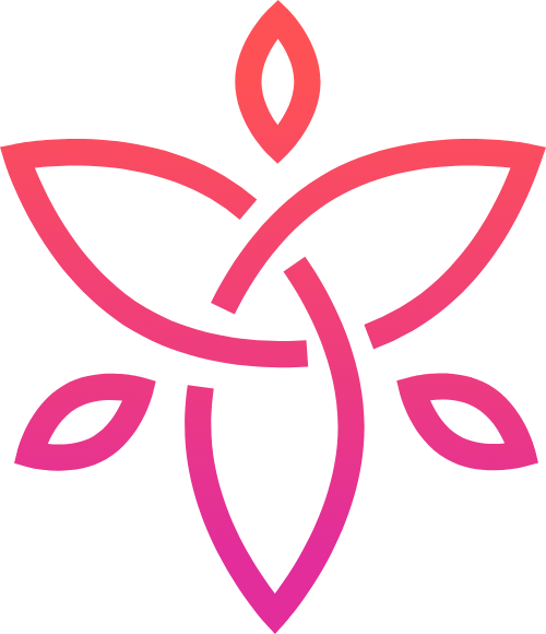 渐变花卉矢量logo logo png