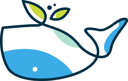 创意鲸鱼矢量图形logo logo png