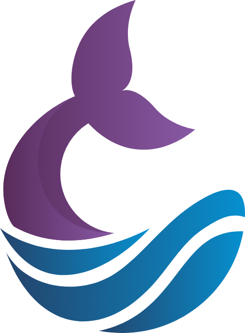 创意鲸鱼矢量图像logo