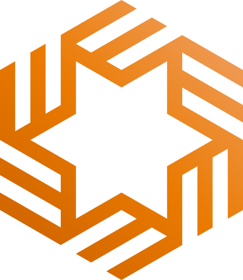 旋转五角星矢量logo