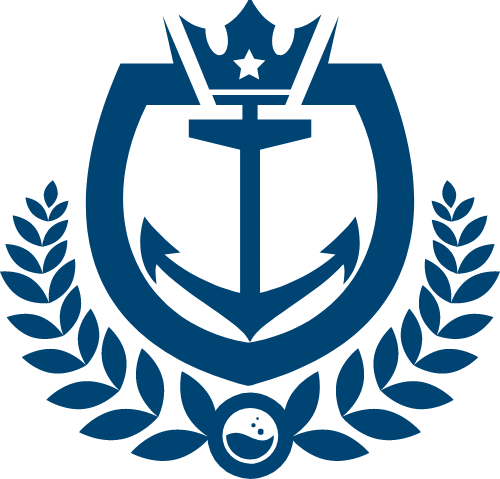 橄榄枝船锚矢量logo