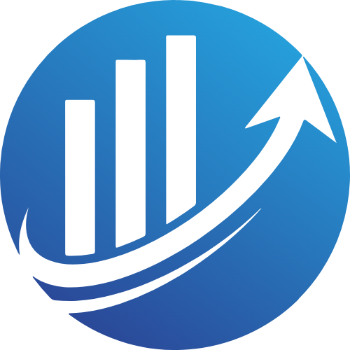 蓝色科技圆形箭头矢量图形矢量logo