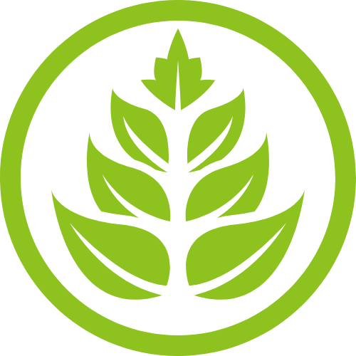 绿色创意树叶矢量logo