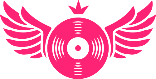 创意翅膀唱片矢量图形 logo png