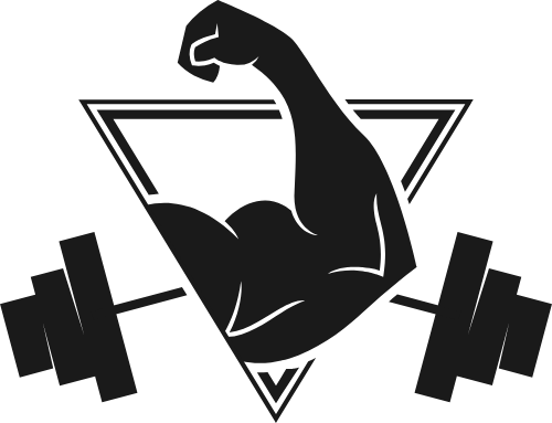 健身哑铃矢量图形 logo png