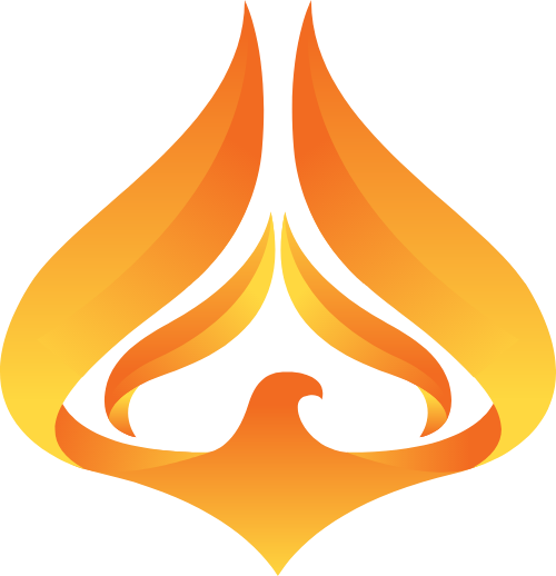 火焰老鹰矢量logo logo png