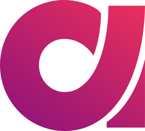 渐变色Q字母 logo png