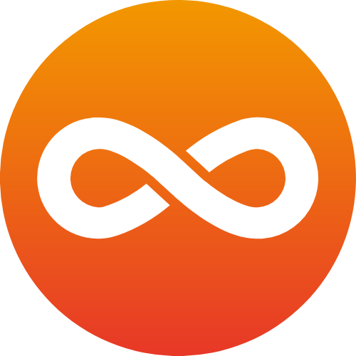 渐变圆形链接网络科技感 logo png
