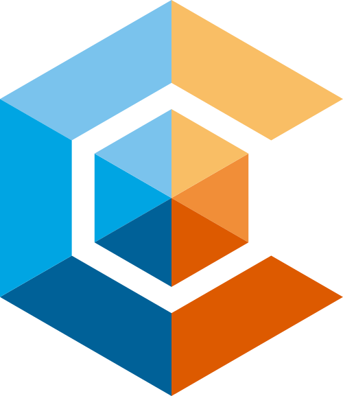 c字母几何图形 logo png