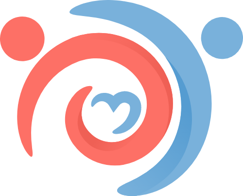 爱心公益母婴亲子温暖图形 logo png