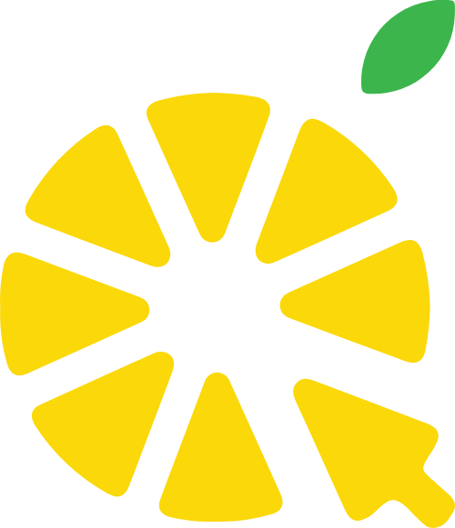 柠檬片箭头 logo png