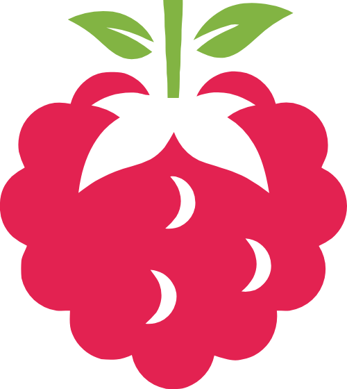 覆盆子莓果矢量logo