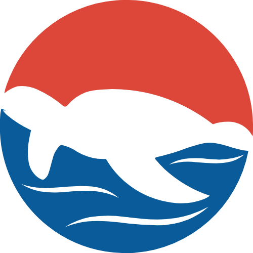 圆形乌龟海龟LOGO图标素材 - 标小智