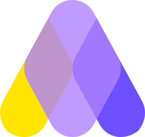 抽象字母A矢量图标 logo png