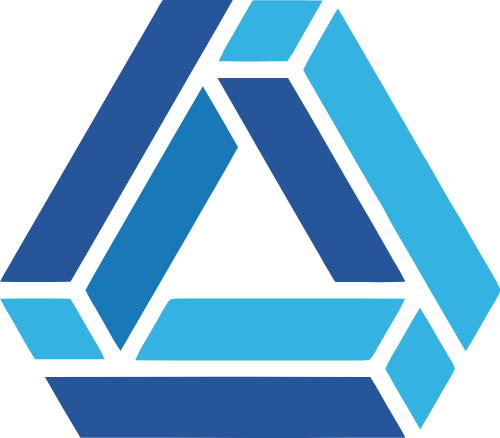 立体空间三角形矢量图标 logo png