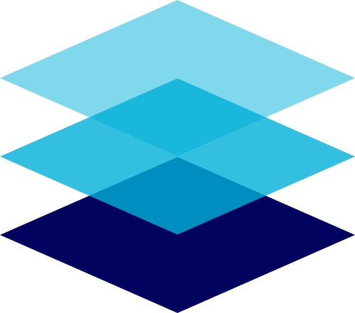 几何叠加矢量图标 logo png