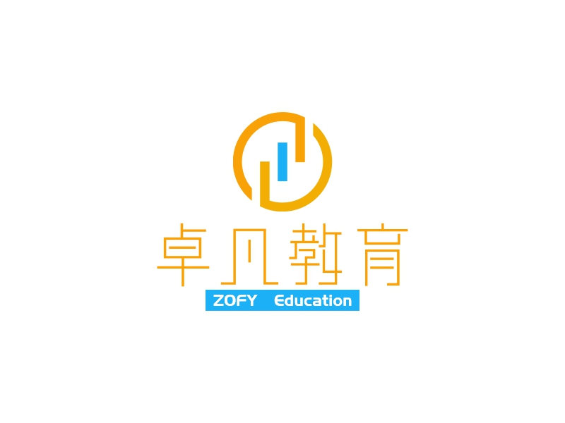 卓凡教育 logo | 一键设计机关社团 logo - 标小智