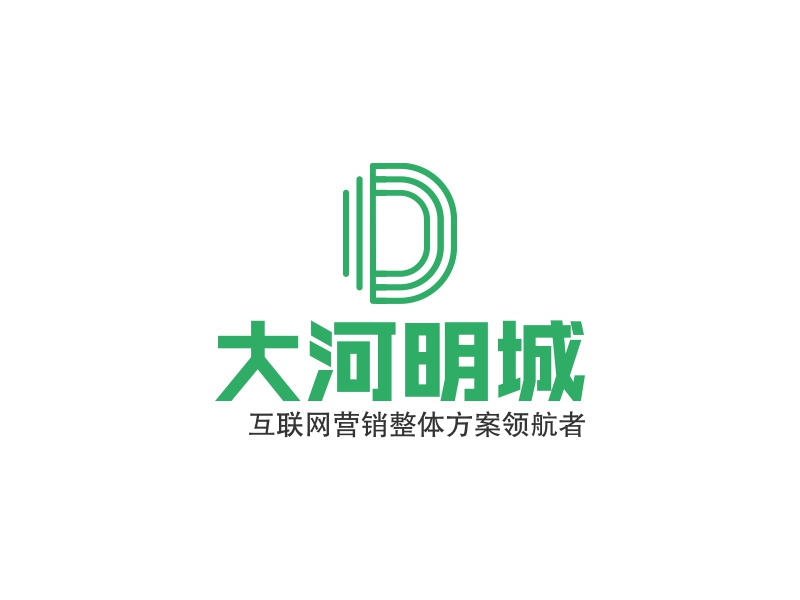 大河明城logo设计
