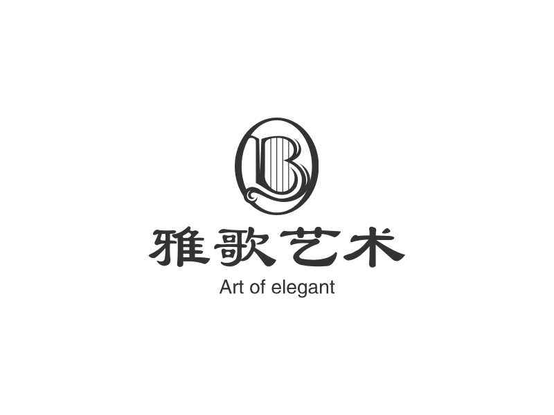 雅歌艺术 logo | 一键设计艺术设计 logo - 标小智